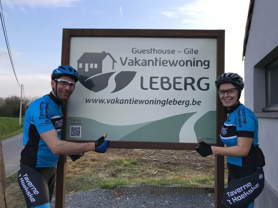Start je fietsavontuur op de Leberg fietsers klaar op de Leberg
