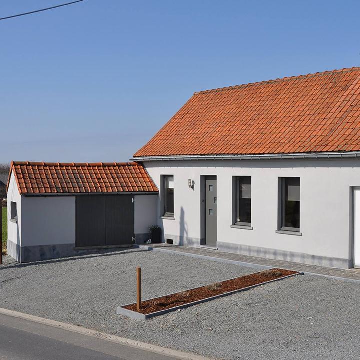 voorgevel Vakantiewoning Leberg